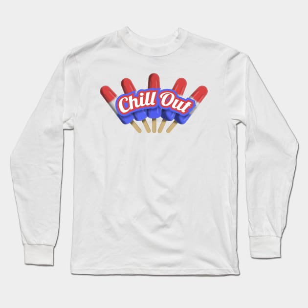 Chill Out Long Sleeve T-Shirt by PollyChrome